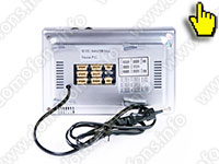 Монитор домофона HDcom S-406-M - задняя панель подключения